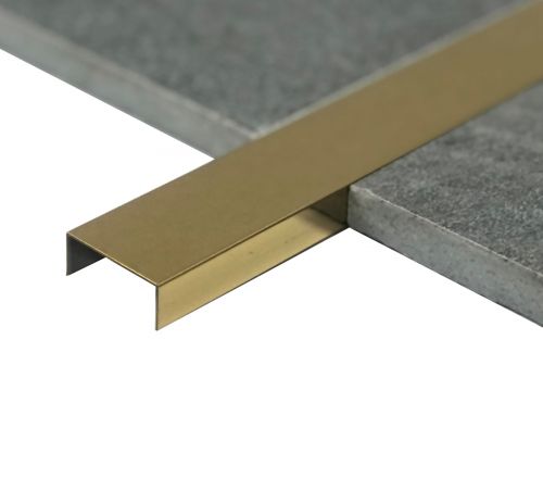 Профиль Juliano Tile Trim SUP25-2S-10H Gold полированный (2700мм)