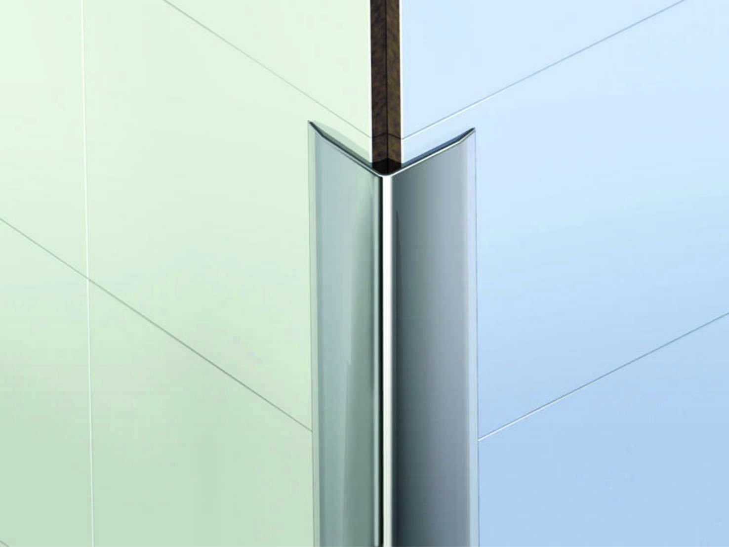 Профиль Juliano Tile Trim SUP05-1S-10H Silver (2440мм) - Фото интерьеров №5