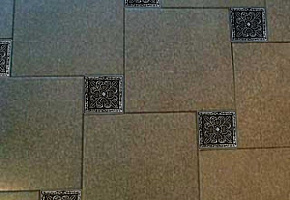 Латунная вставка Валенсия 50x50 Бронза - Фото интерьеров №9