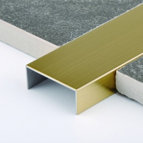 Профиль Juliano Tile Trim SUP25-2B-10H Gold матовый (2700мм)