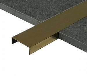 Профиль Juliano Tile Trim SUP30-2S-10H Gold полированный (2440мм)