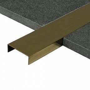 Профиль Juliano Tile Trim SUP30-2S-10H Gold полированный (2440мм)