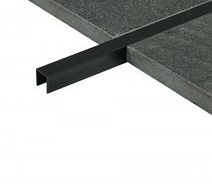 Профиль Juliano Tile Trim SUP10-4S-10H Black  полированный (2700мм)